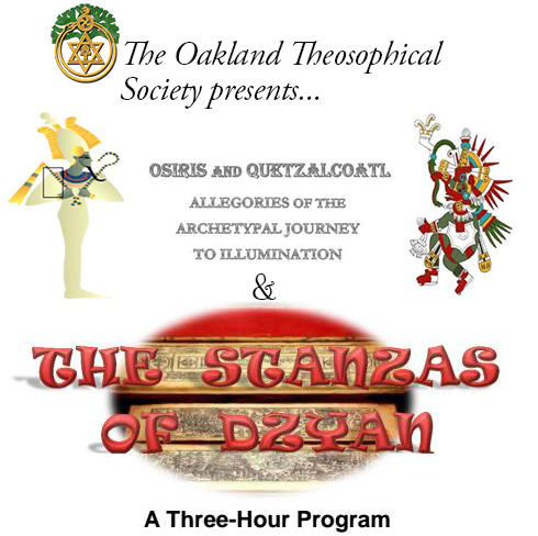 Osirus & Quetzalquatl and the Stanzas of Dyzan by Martin Leiderman (June 2015 )